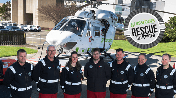 grassroots trust rescue helicopte